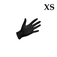 Перчатки нитриловые Benovy XS (100 шт.) Черный